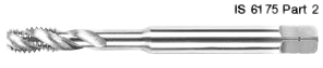 Totem 1/4 inch HSS-E Spiral Flute Tap FAB0200500 10 mm_0