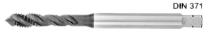 Totem 1/4 inch HSS-E Spiral Flute Tap FAB0205549 10 mm_0