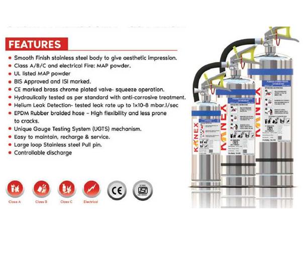 KANEX 2 kg Dry Chemical Powder Fire Extinguishers_1