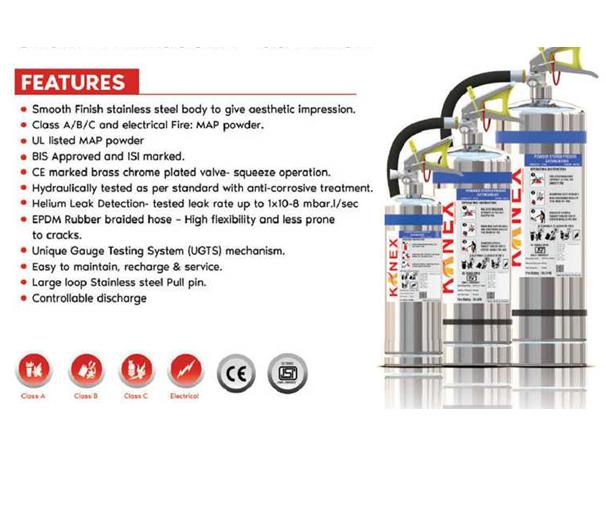 KANEX 2 kg Dry Chemical Powder Fire Extinguishers_1