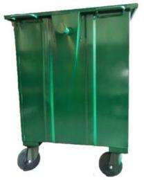 Closed Bins Green 1100 L Mild Steel_0