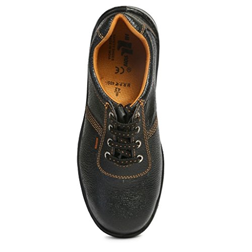 Hillson Barrier Real Leather Steel Toe Safety Shoes Black_2