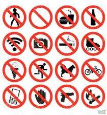 SOLESAFE Prohibition Signages 100 x 300 mm Acrylic_0