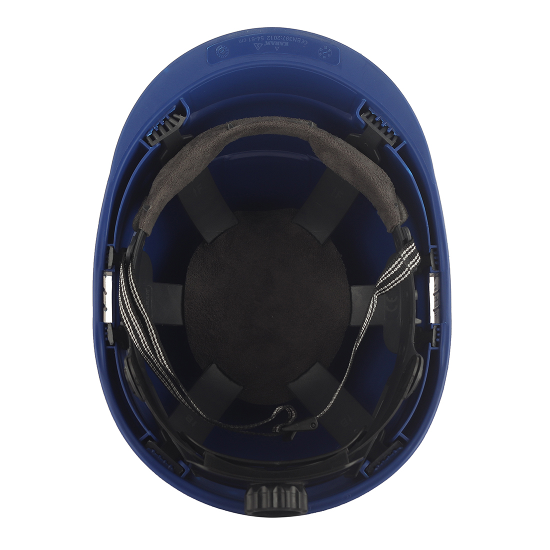 Karam Polypropylene Copolymer Lamination Blue Air Ventilated Safety Helmets PN542_4