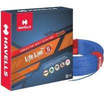 HAVELLS 0.75 sqmm HRFR Electric Wire Blue 90 m_0
