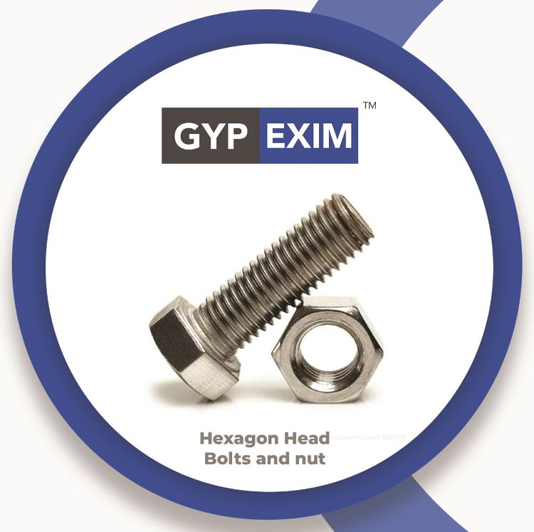 GYPEXIM M4 Stainless Steel Hexagon Head Bolts 3.6 12.7 mm ISO 9001:2008_2