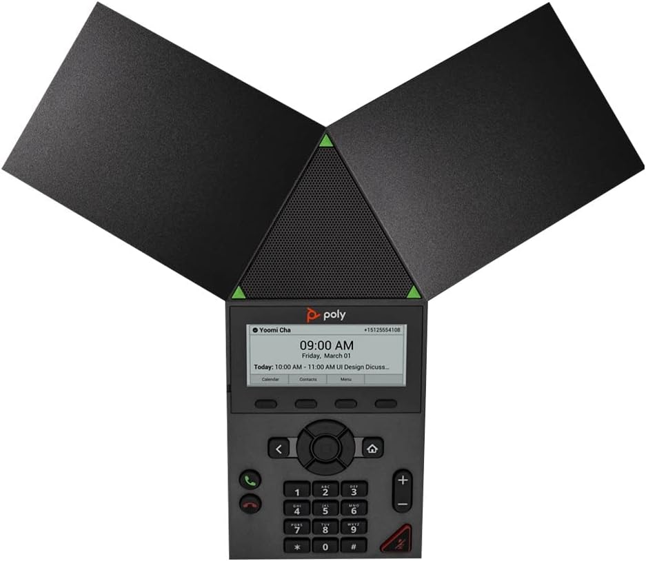 Poly Audio Conferencing System TRIO 8300 Wireless MP3, WAV 2 33.9 x 29.4 x 6 cm_1