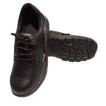 Workon 106 Runner Leather Steel Toe Safety Shoes Black_0