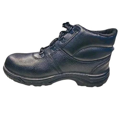 Workon 104 Hiker Leather Steel Toe Safety Shoes Black_1