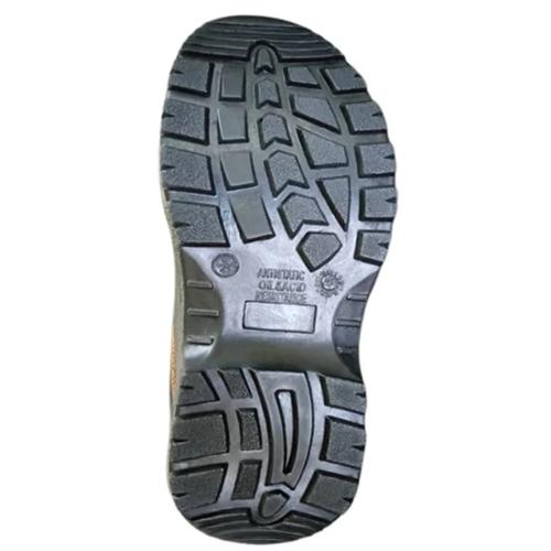 Workon 108 Walker Real Leather Steel Toe Safety Shoes Black_2