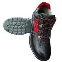 Workon 108 Walker Real Leather Steel Toe Safety Shoes Black_0