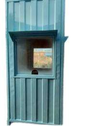 Metasteel Steel 6 ft Portable Security Cabin_0