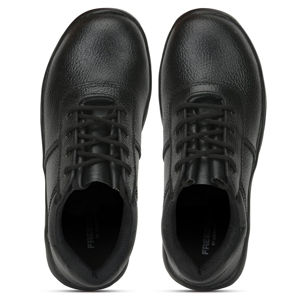 FREEDOM by LIBERTY SHAKTI-ST Leather Steel Toe Safety Shoes Black_3