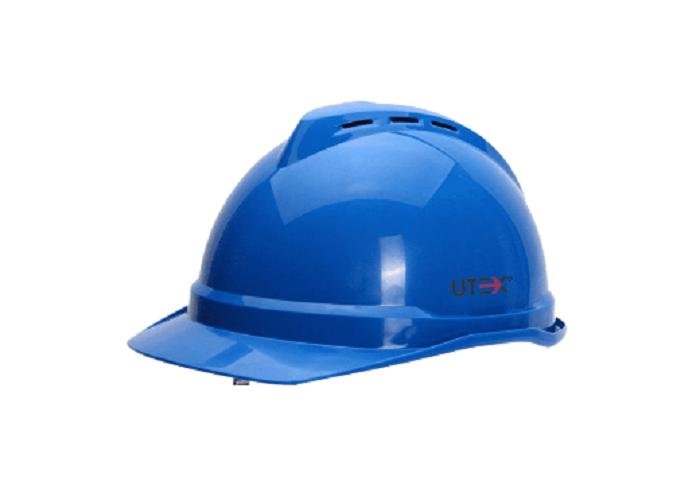 UTEX HDPE Blue Modular Safety Helmets Rock Vent Nape_0