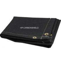 HP-CARBONSHIELD Fiberglass Cloth 1.7 mm Fire Retardant Blanket Black_0