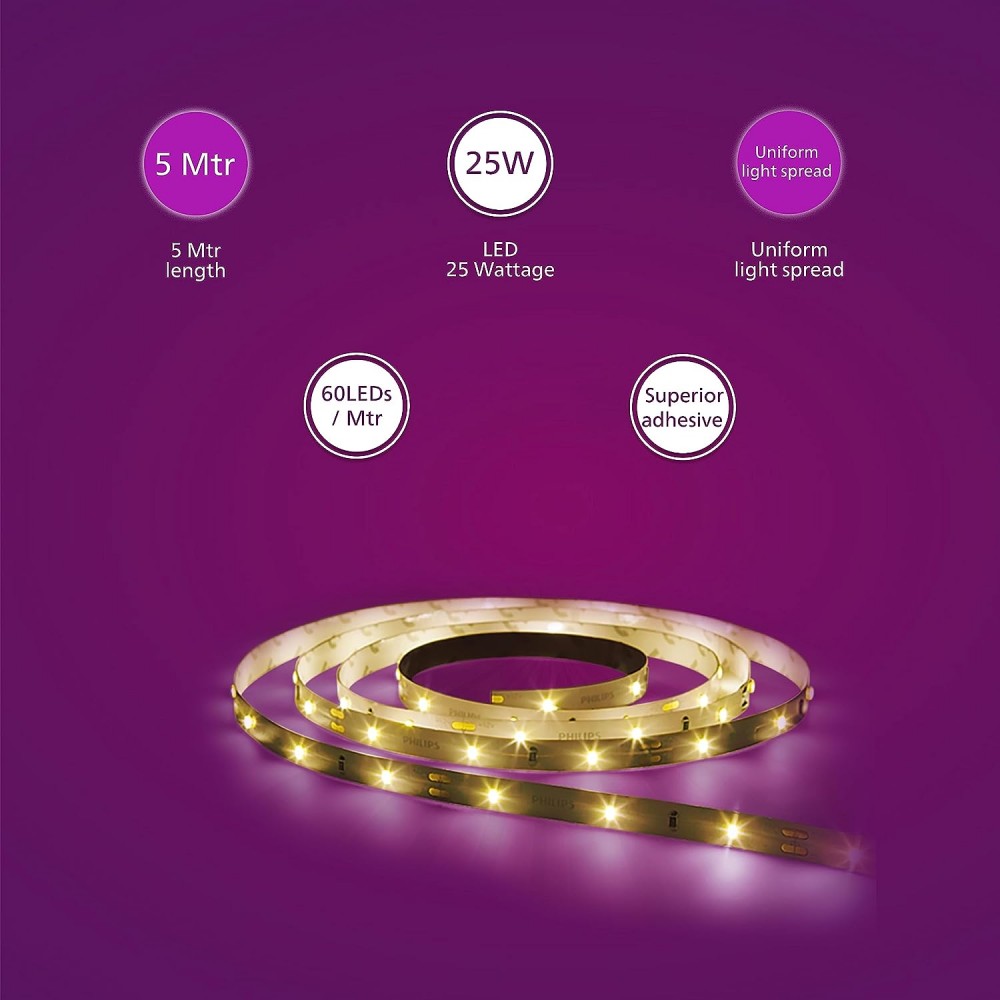 PHILIPS Cove Light Natural White 5 m 25 W LED Strip Lights_1