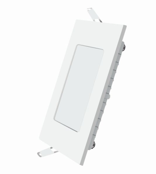 TECHNO LED 6 W Square Cool White 120 x 120 x 33 mm LED Panel Lights Recessed Mounted_1