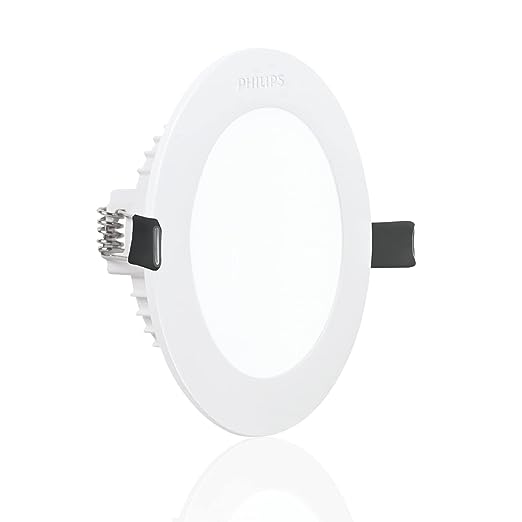 PHILIPS 10 W Round Cool White 100 x 96 x 21 mm LED Panel Lights Recessed Mounted_1