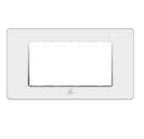 POINTER BI-7021 4 Module White Modular Switch Plate Cover_0