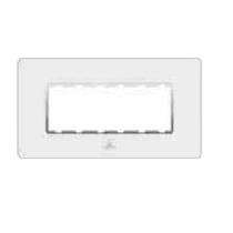 POINTER BI-7031 6 Module White Modular Switch Plate Cover_0