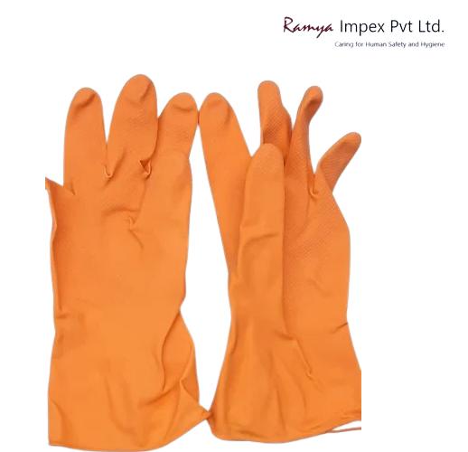 Buy Rakshak Latex Rubber Hand Glove L Industrial online at best rates