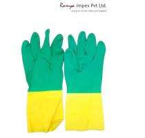 Rakshak Flock Lined Hand Glove Free Size Household_0