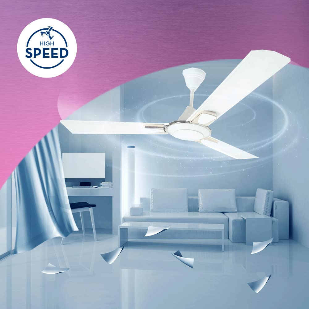 Crompton High Speed Diego 1200 mm 3 Blades 52 W Opal White Ceiling Fans_1