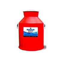 Plastic 10 L Cylindrical Red Dairy Cans_0