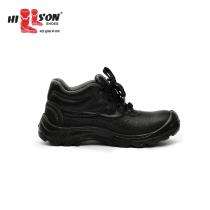Hillson Rambo Leather Steel Toe Safety Shoes Black_0