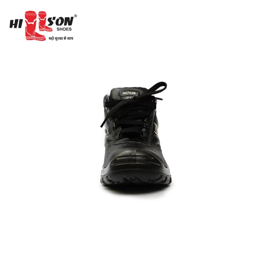 Hillson Rambo Leather Steel Toe Safety Shoes Black_2