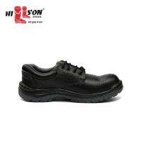 Hillson Bolt Leather Steel Toe Safety Shoes Black_0