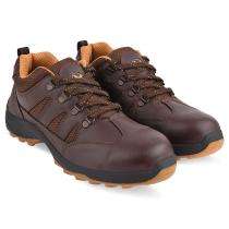 Hillson Swag 1904 Textile Fabric Steel Toe Safety Shoes Brown_0
