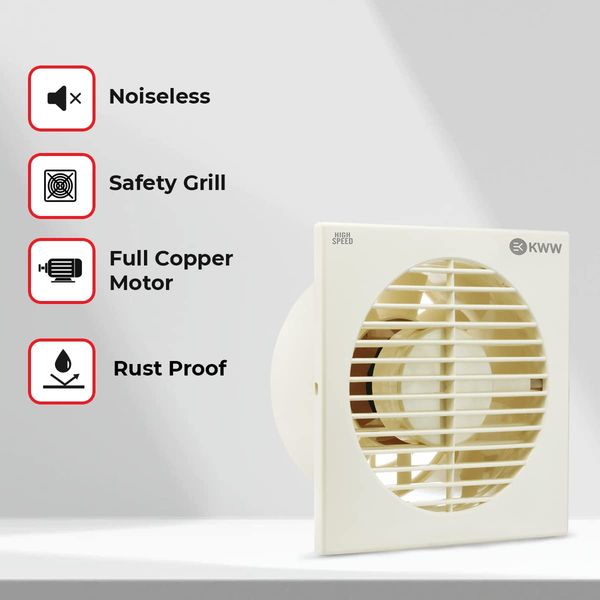 KWW FRISKY 150 mm 9 Blades 24 W Exhaust Fans_2