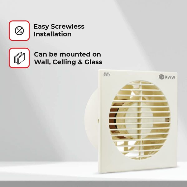 KWW FRISKY 150 mm 9 Blades 24 W Exhaust Fans_3