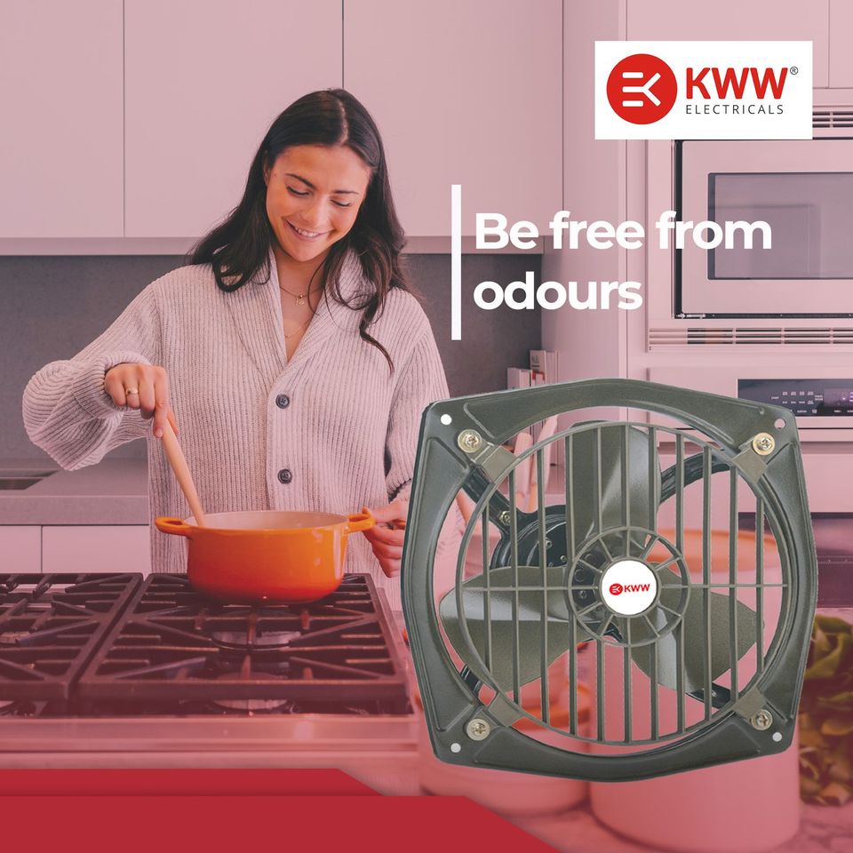 KWW Triton 225 mm 3 Blades 42 W Exhaust Fans_1