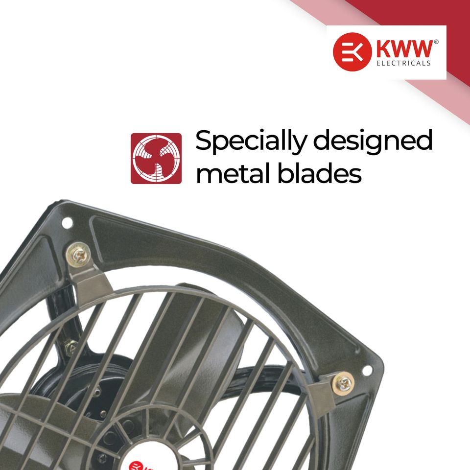 KWW Triton 225 mm 3 Blades 42 W Exhaust Fans_2