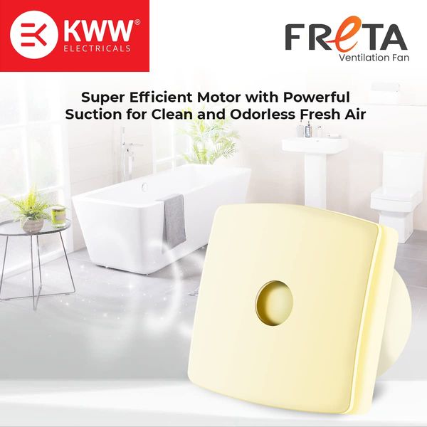 KWW Freta 150 mm 3 Blades 24 W Exhaust Fans_4