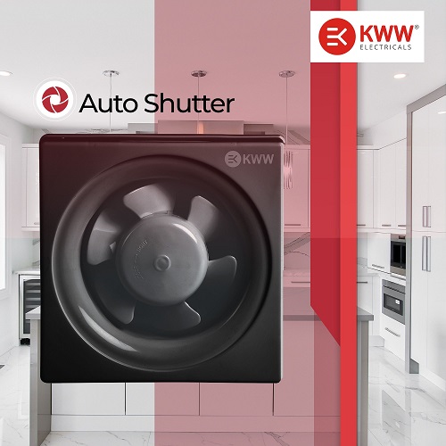 KWW Freshy Black 150 mm 5 Blades 32 W Exhaust Fans_4
