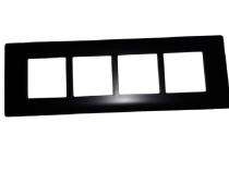 Honeywell EW18HBLK 18 Module Black Modular Switch Plate Cover_0