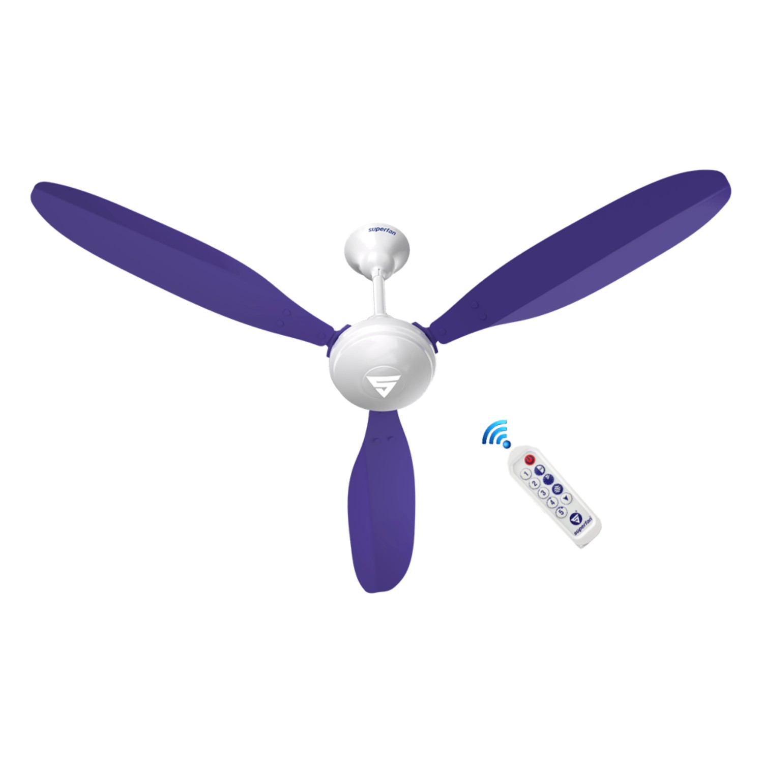 Superfan Super X1 1200 mm 3 Blades 35 W Lilac Ceiling Fans_2