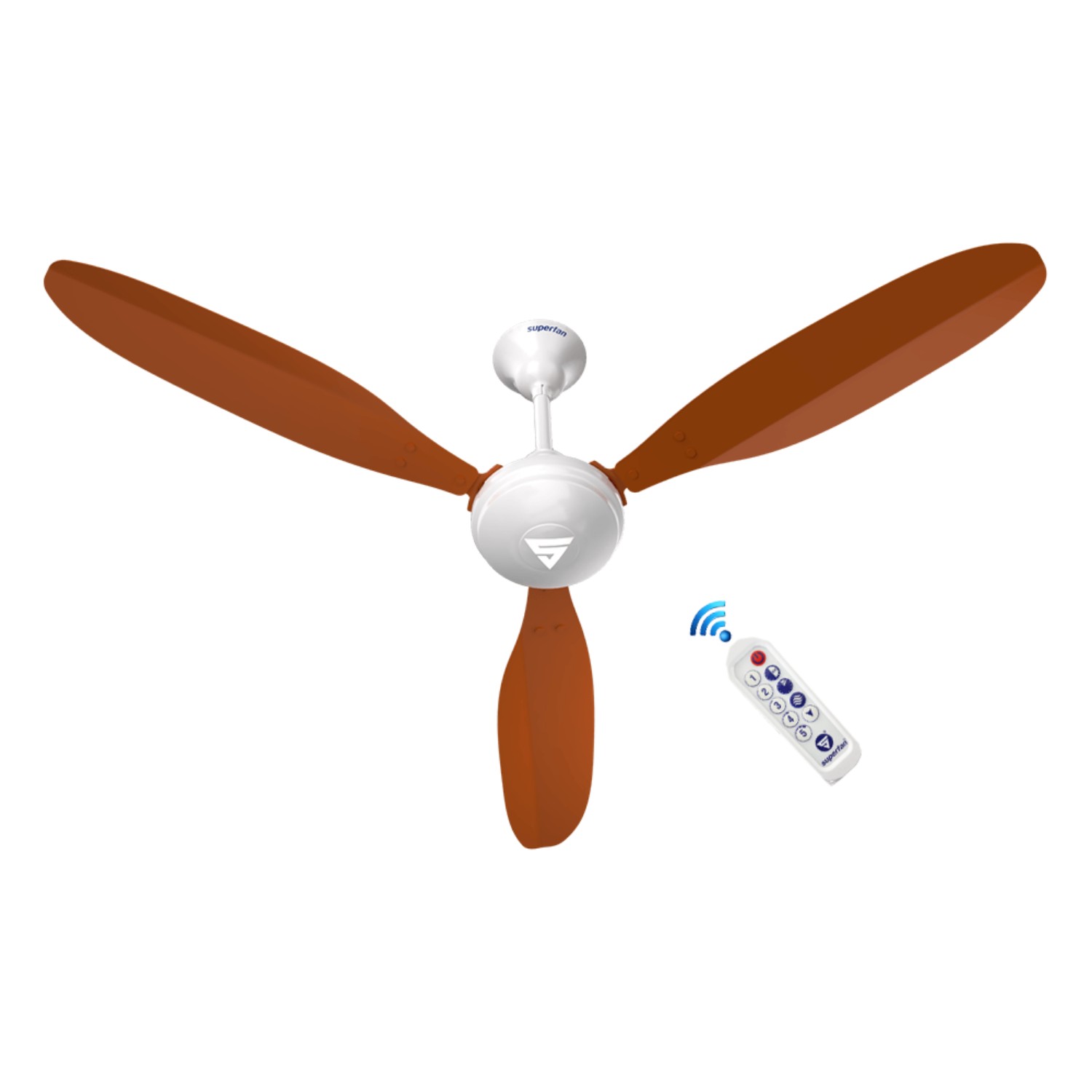Superfan Super X1 1200 mm 3 Blades 35 W Orange Ceiling Fans_2