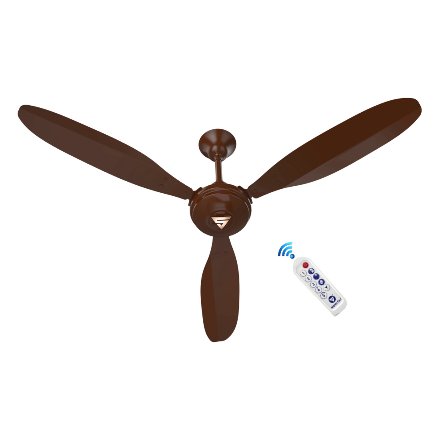Superfan Super X1 1200 mm 3 Blades 35 W Pot Brown Ceiling Fans_2