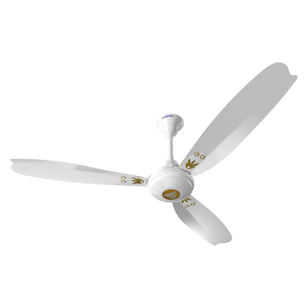 Superfan Super A1 1200 mm 3 Blades 35 W White Ceiling Fans_1