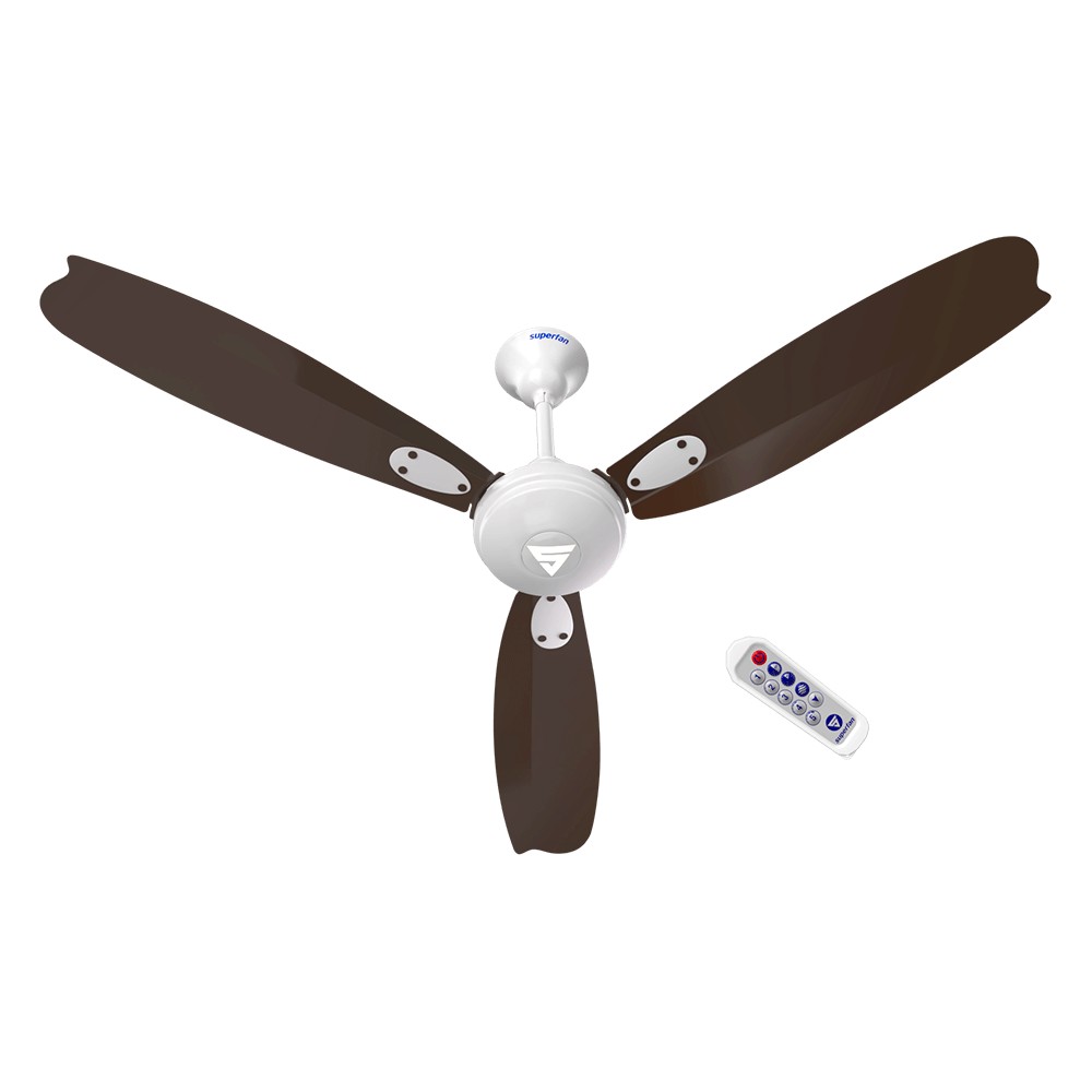 Superfan Super A1 1200 mm 3 Blades 35 W Brown Ceiling Fans_2
