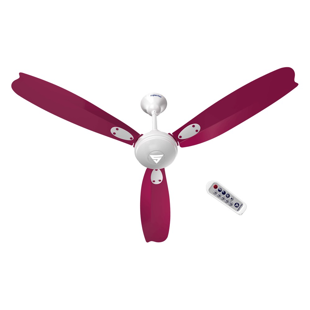 Superfan Super A1 1200 mm 3 Blades 35 W Pink Ceiling Fans_2