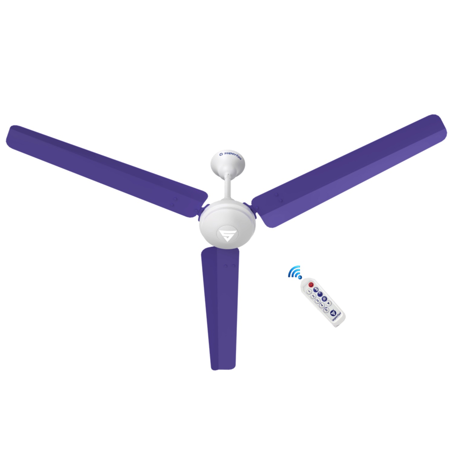 Superfan Super V1 1400 mm 3 Blades 40 W Lilac Ceiling Fans_2