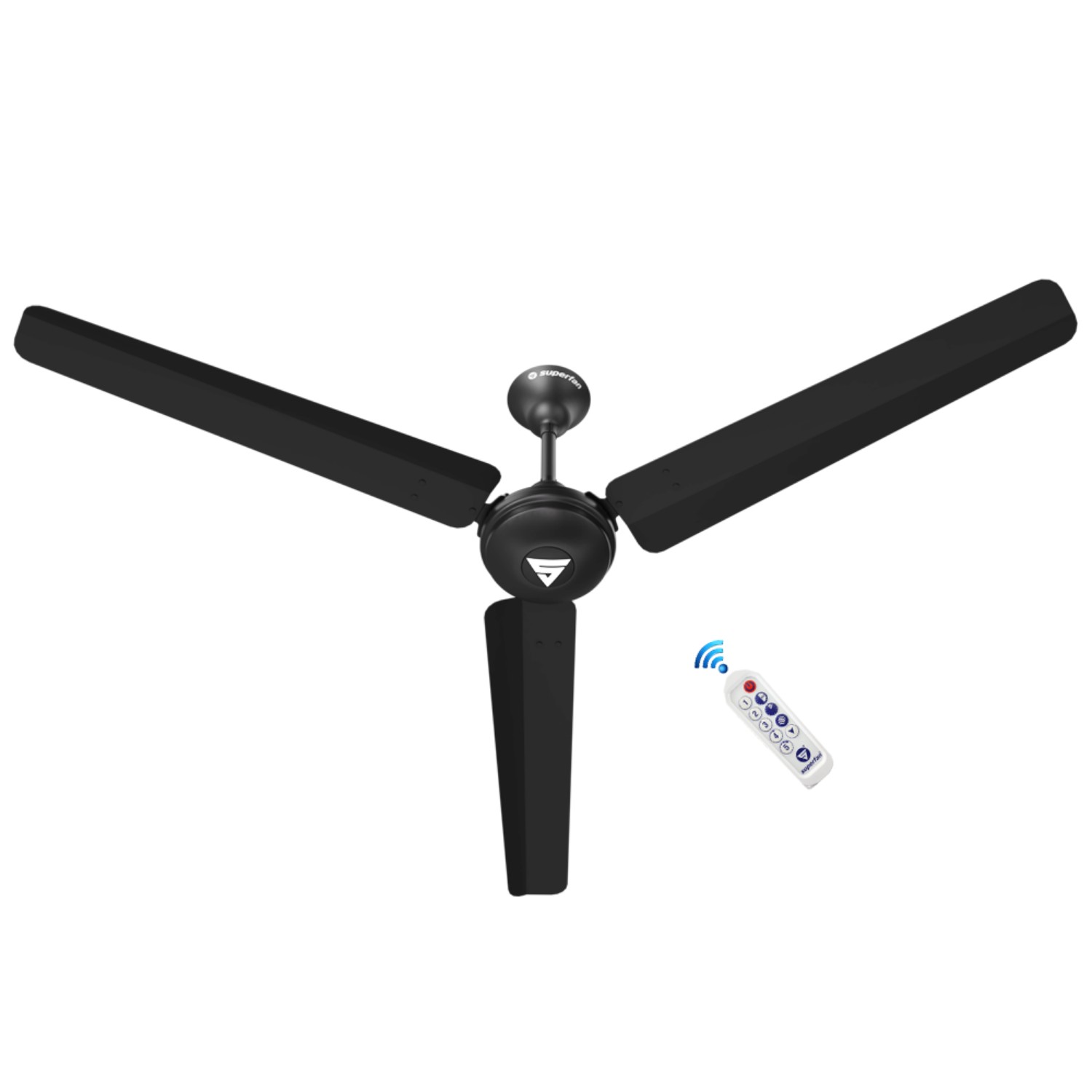 Superfan Super V1 1400 mm 3 Blades 40 W Carbon Ceiling Fans_2