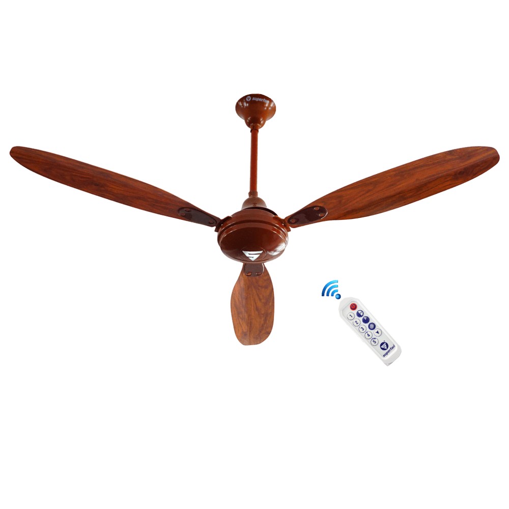 Superfan Super X1 Treeze 1200 mm 3 Blades 35 W Light Teak Ceiling Fans_2