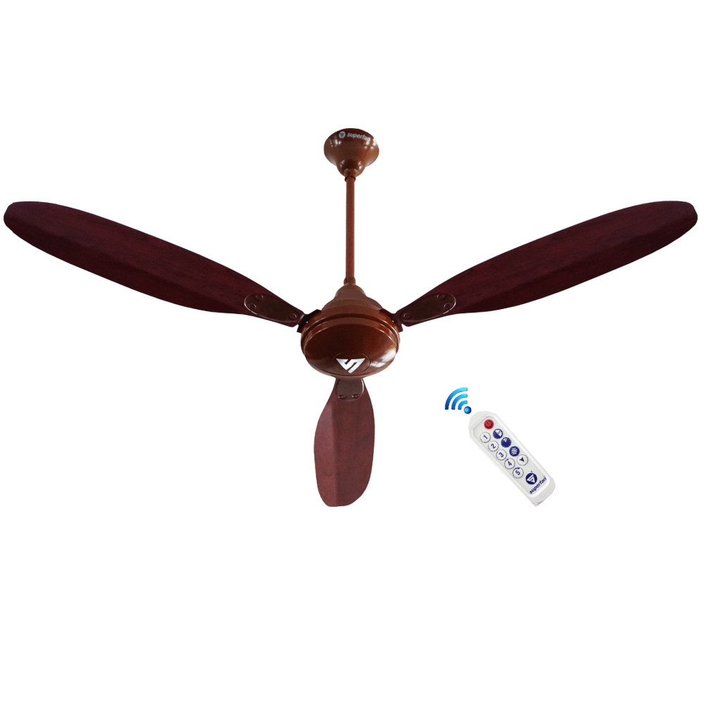 Superfan Super X1 Treeze 1200 mm 3 Blades 35 W Mahogany Ceiling Fans_1