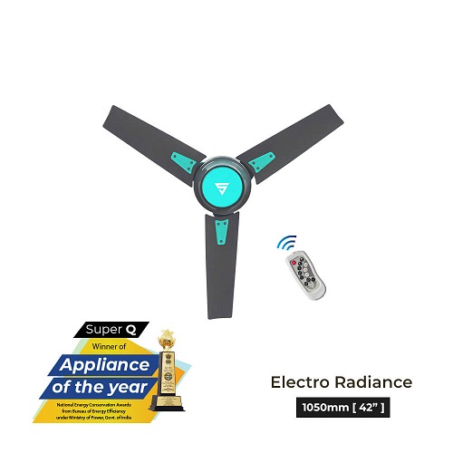 Superfan Super Q -ERE 1050 mm 3 Blades 25 W Electro Radiance Ceiling Fans_2